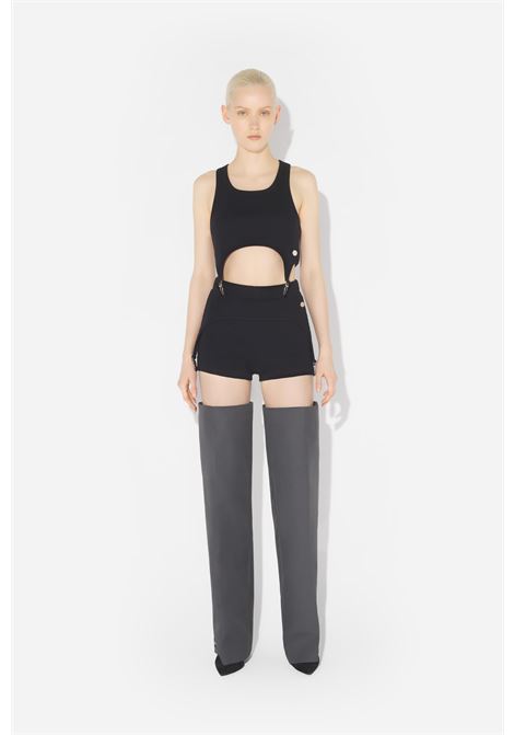 pantaloncini the black garter donna neri JEAN PAUL GAULTIER | 25/04-W-TR038-J01400